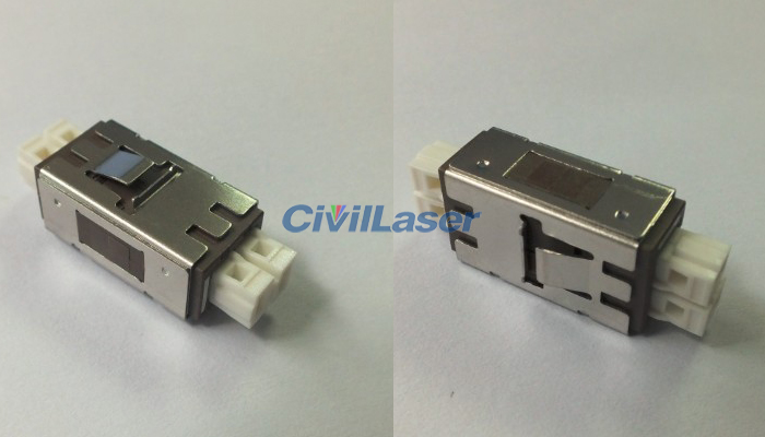 MU Singal Mode Singal Core Metal Fiber Optic Adapter